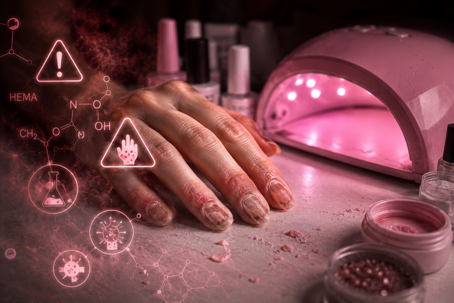 Exploderen de allergieën in de nagelsector? Is dit een tikkende tijdbom?