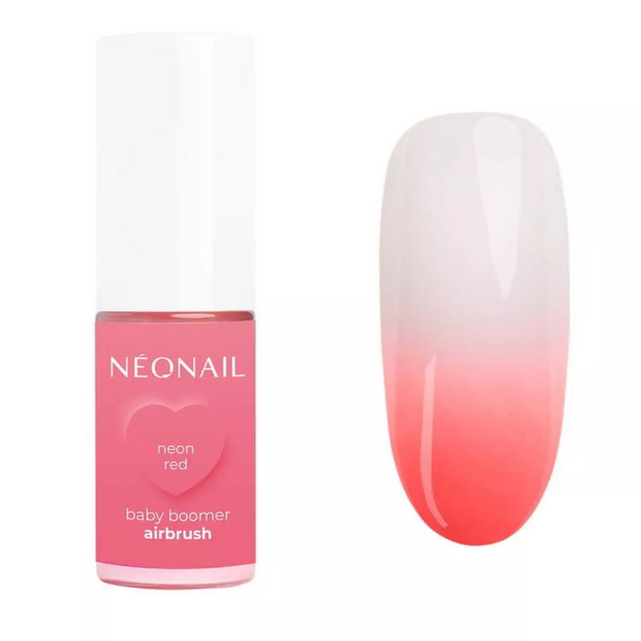 Baby Boomer Airbrush - Neon Red