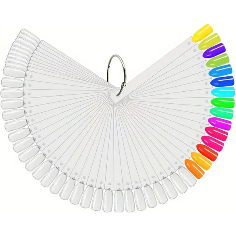 Carre Clear Tips - Demo Ring 50pcs