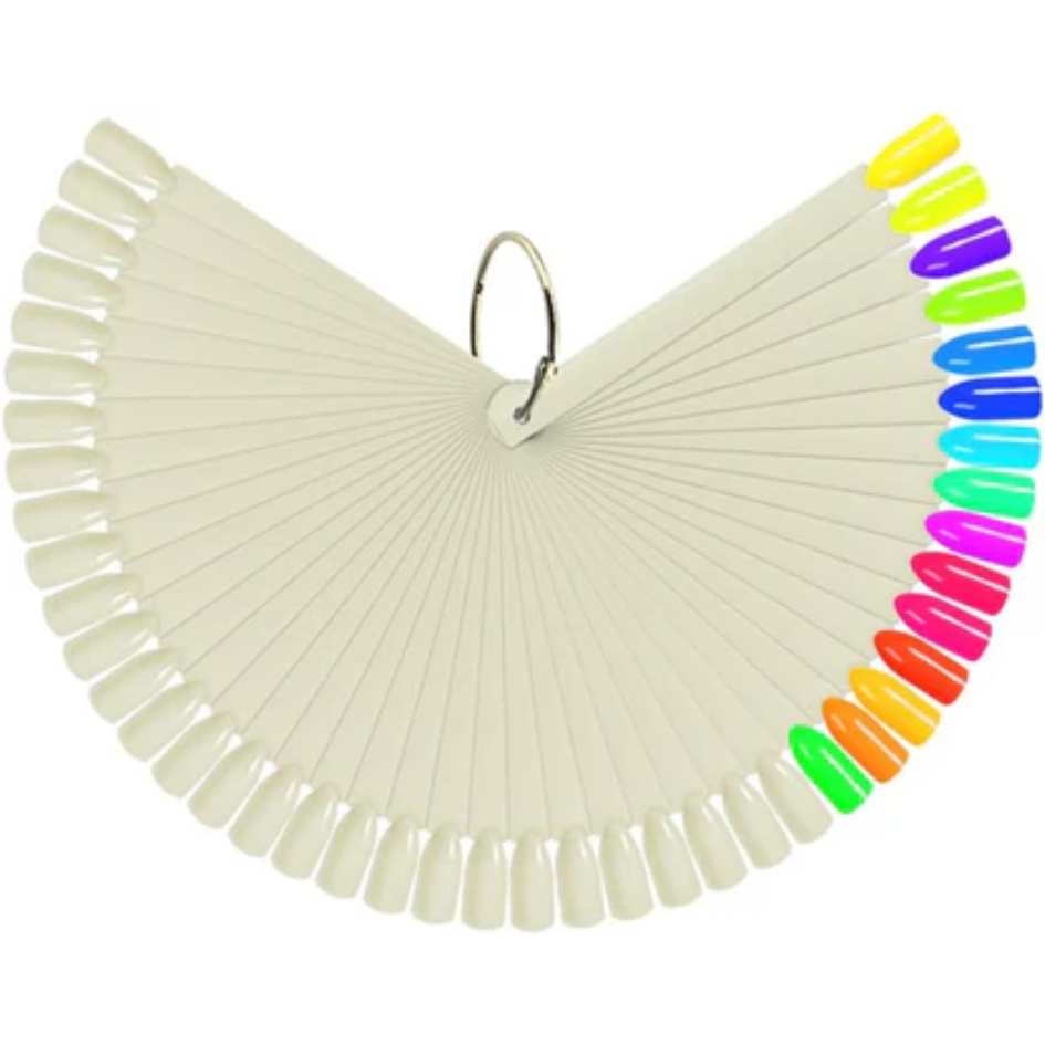 Carre Natural Tips - Demo Ring 50pcs