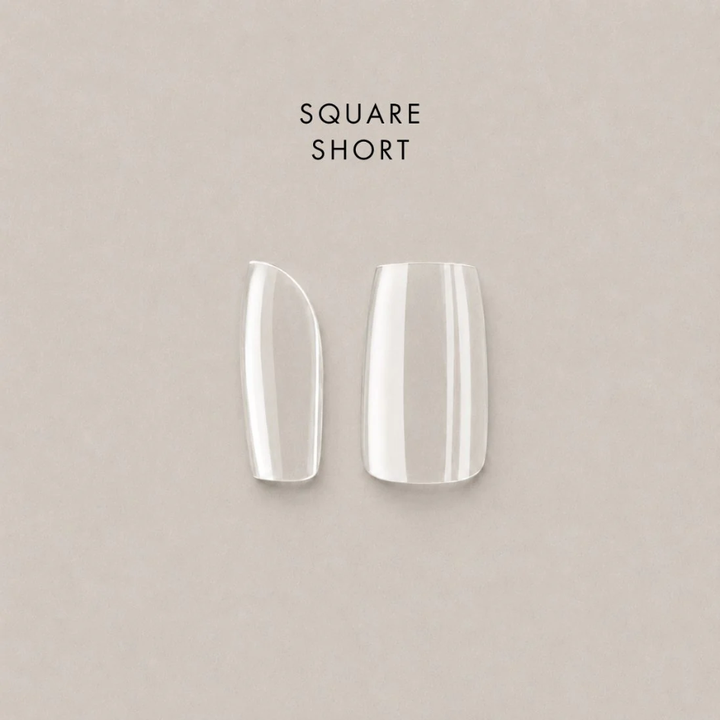 Full Cover Soft Tips - Square - Short - Sculpted - 600pcs