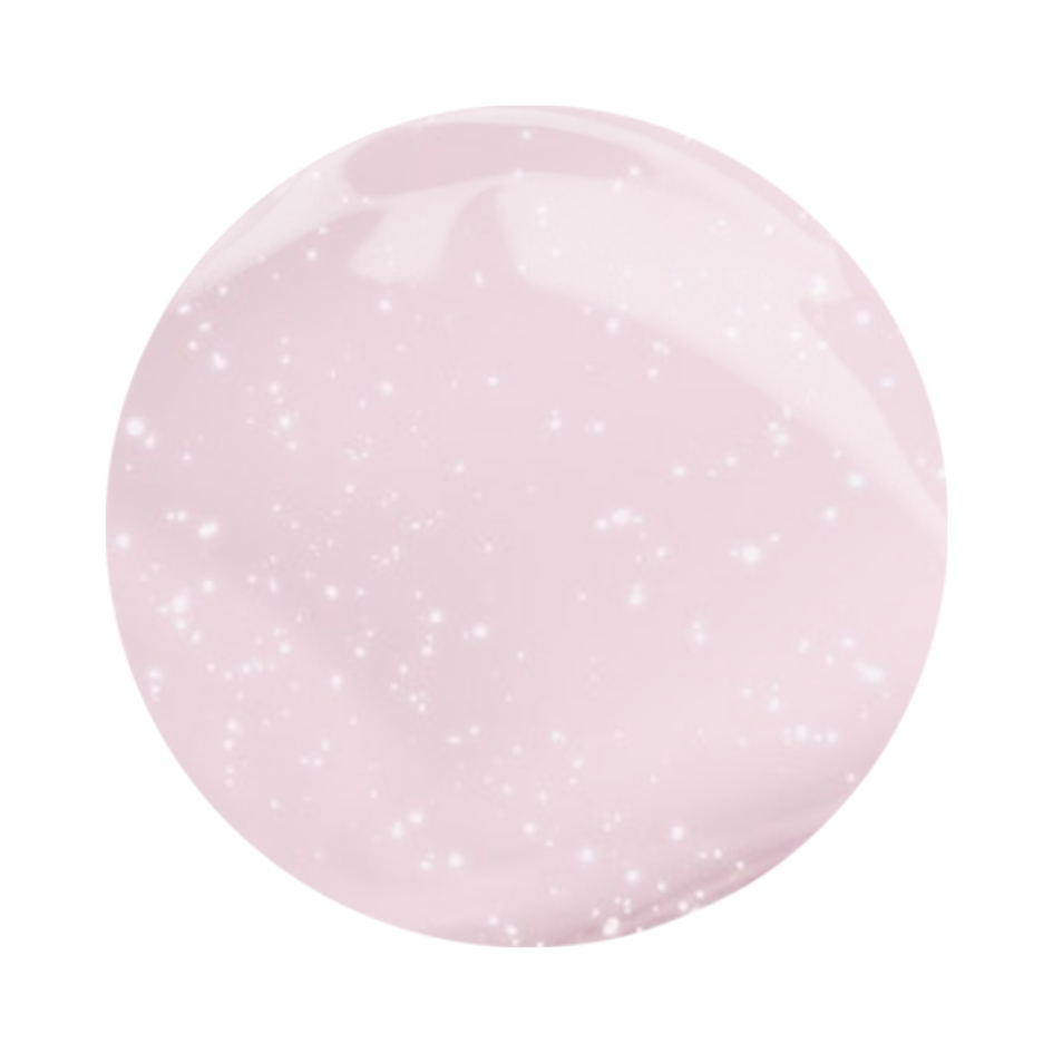 Premium Rubber Base Coat PINK CONFETTI 10ml