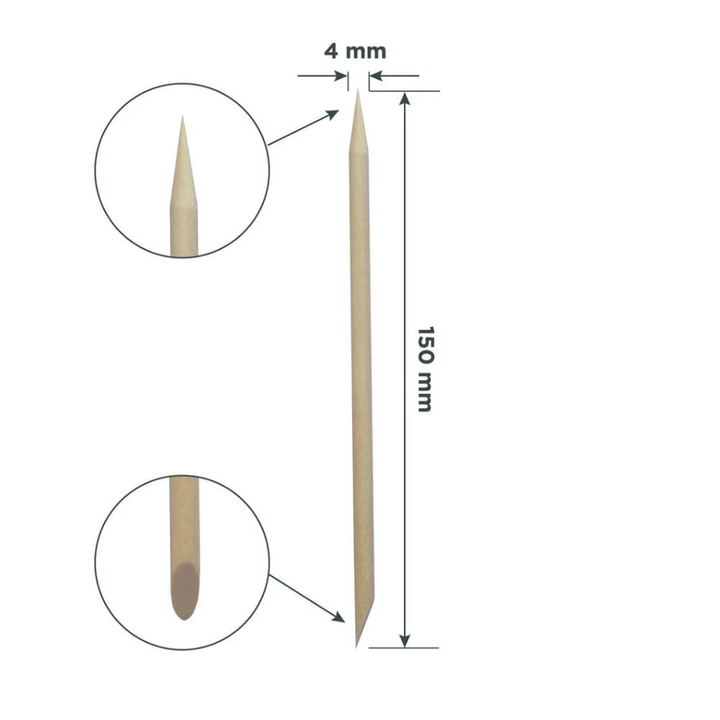 Wooden Orange Stick 150mm 100pcs
