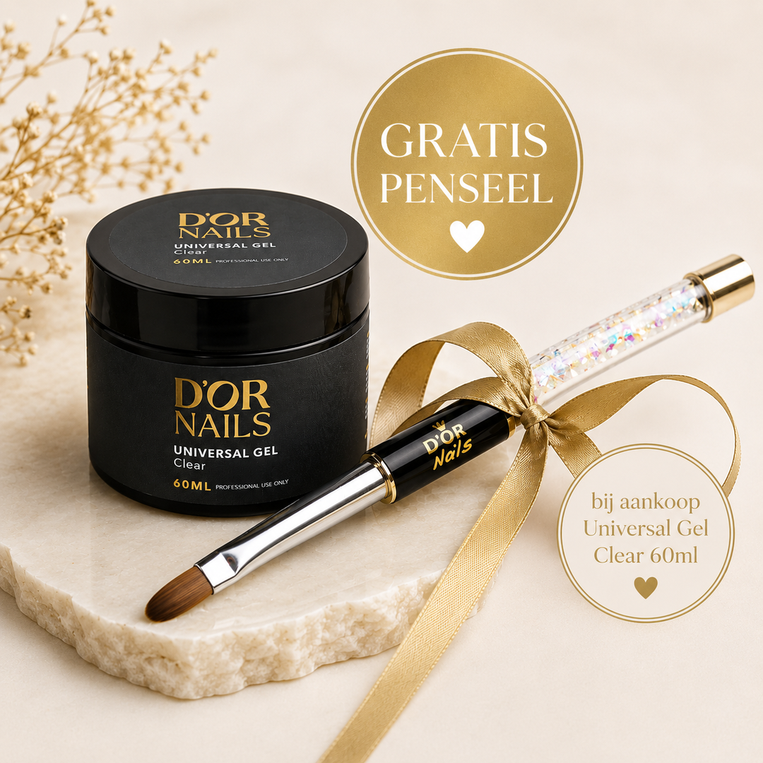 Universal Gel Clear 60 ml + GRATIS penseel t.w.v. €18