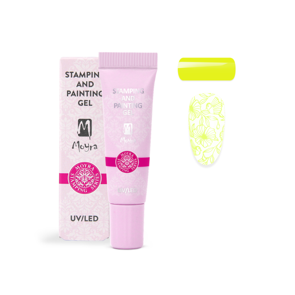 Stamping And Painting Gel No.10 Vivid Yellow