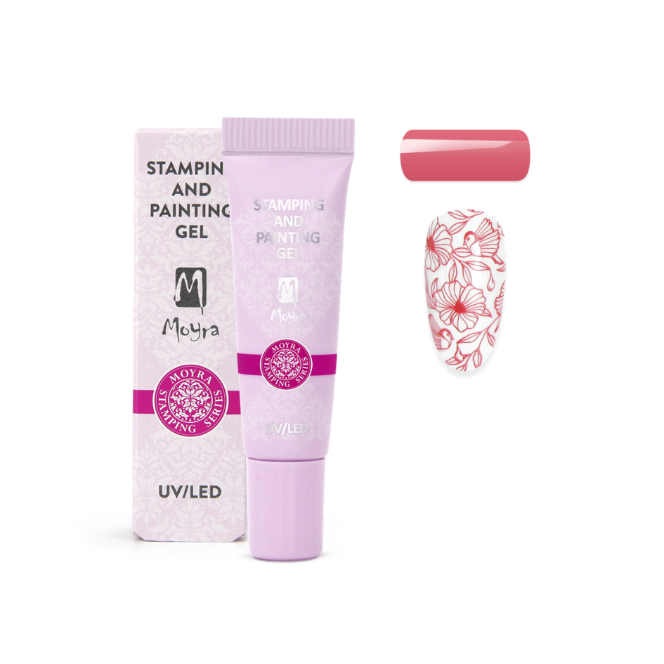 Stamping And Painting Gel No.14 Rose
