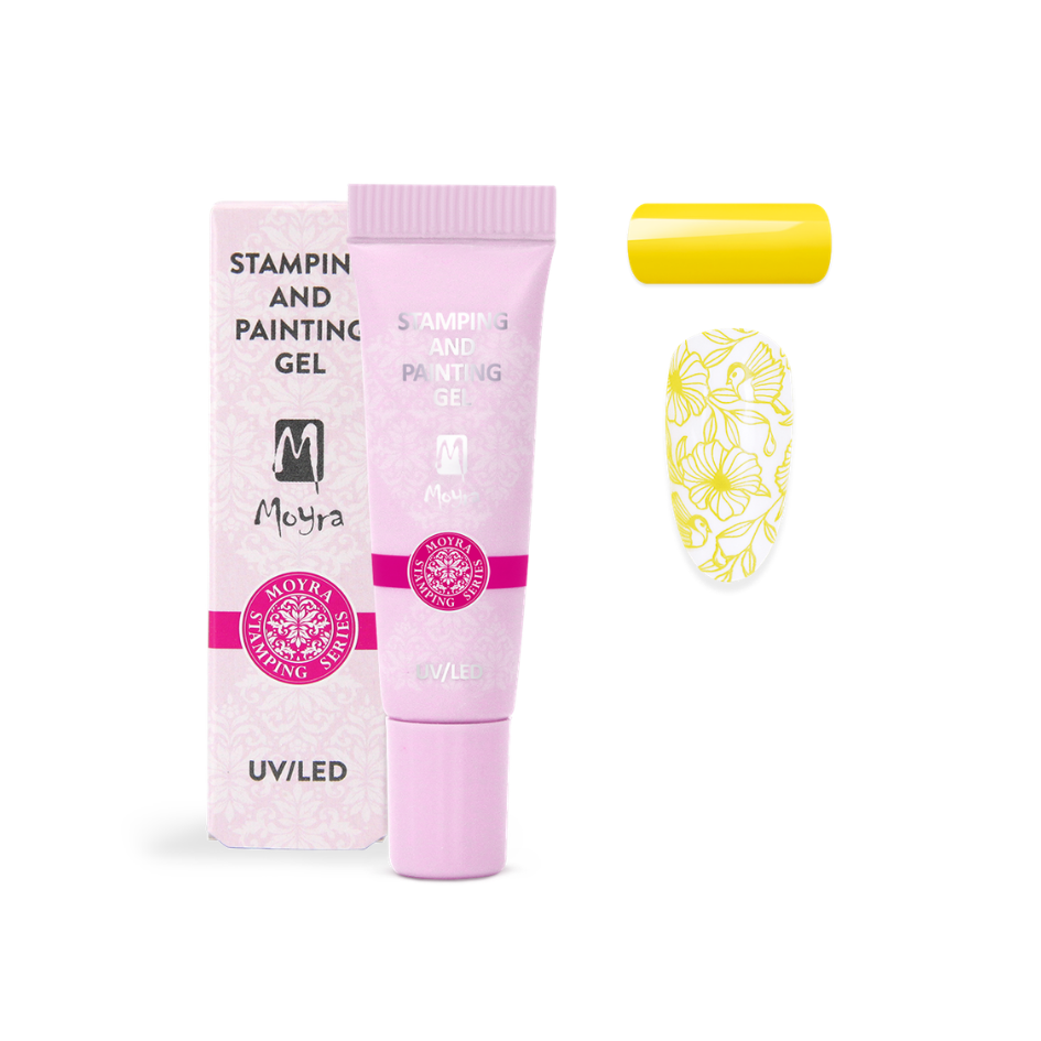 Stamping And Painting Gel No.02 Yellow
