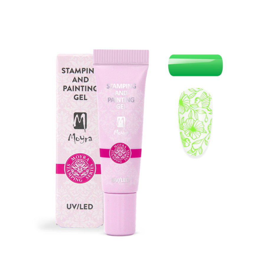 Stamping And Painting Gel No.09 Vivid Green