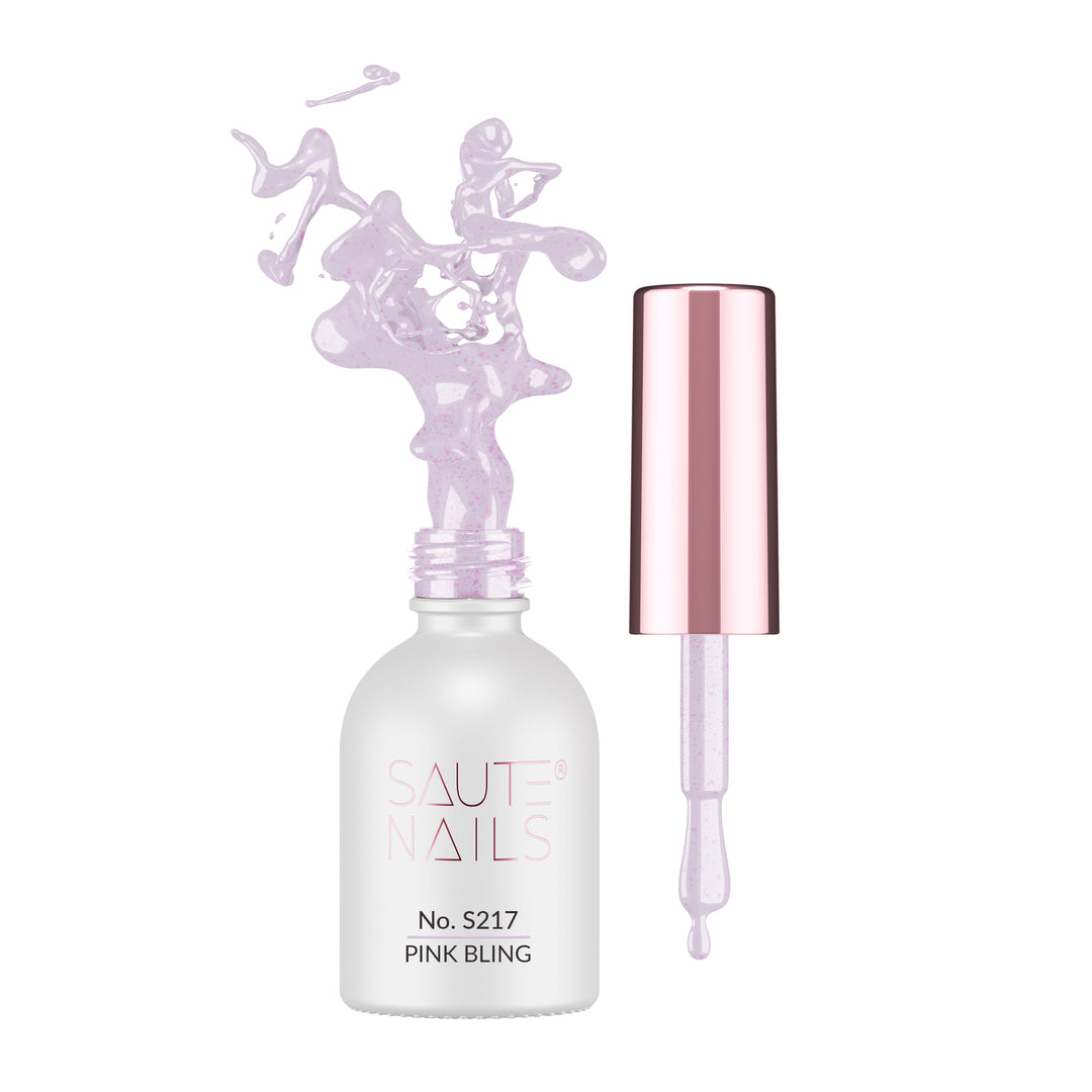 Hybrid Gel Polish S217 Pink Bling 8ml