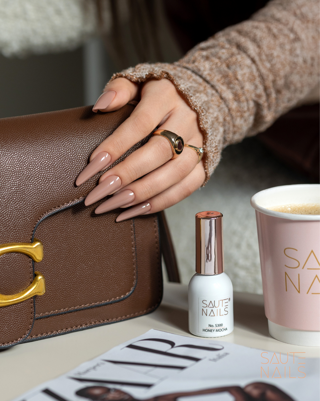 Hybrid Gel Polish S300 Honey Mocha 8ml