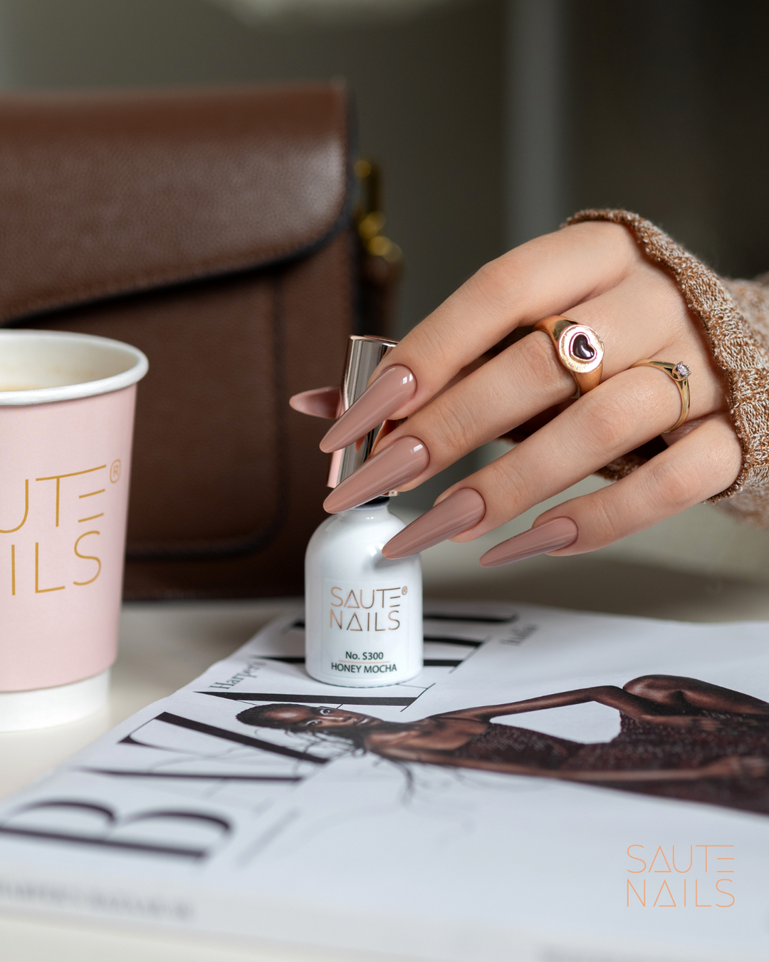 Hybrid Gel Polish S300 Honey Mocha 8ml