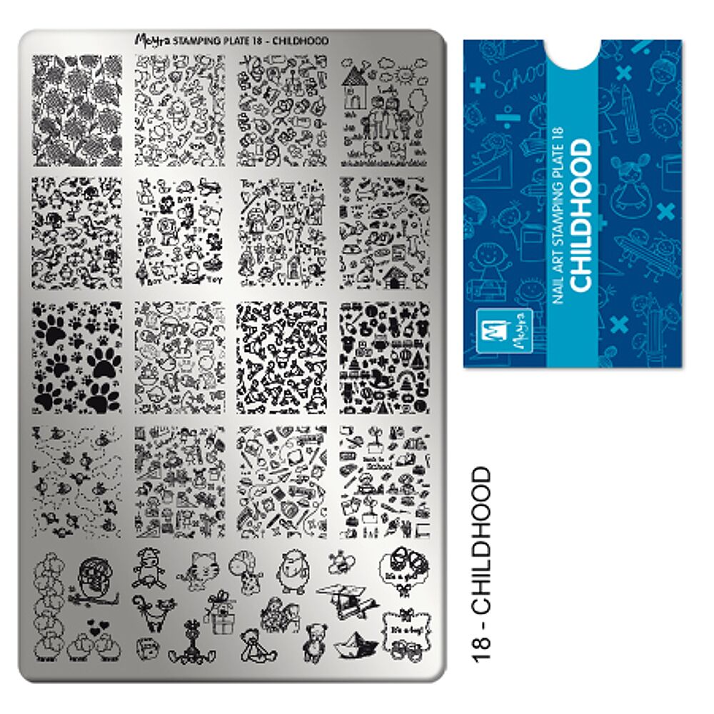 Stamping Plate Childhood