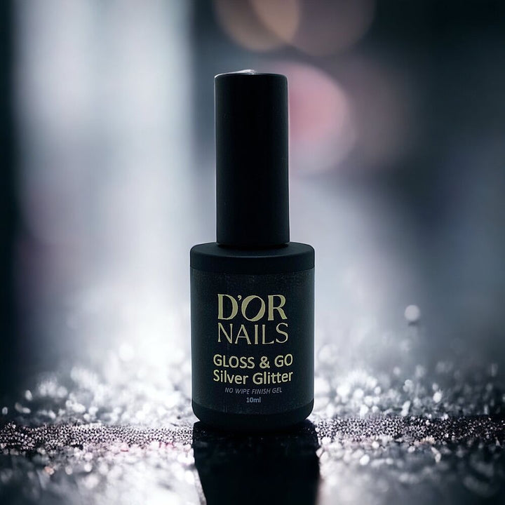 Gloss & Go Silver Glitter 10ml