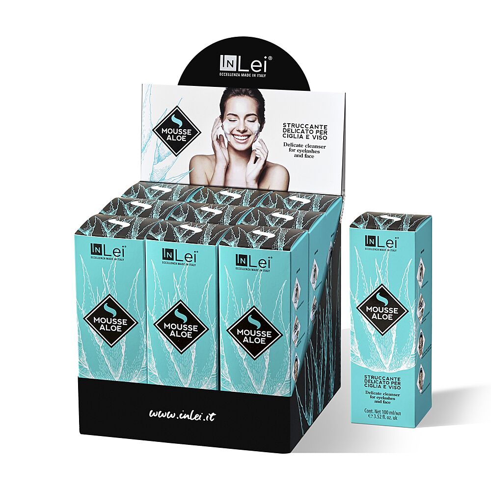 Mousse Aloé Delicate Cleanser DISPLAY 9Pcs