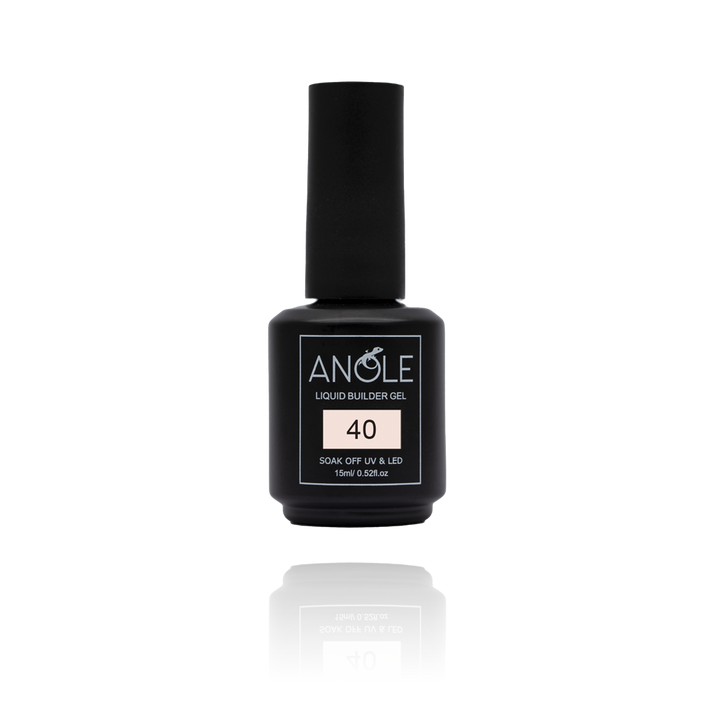 Liquid Builder Gel 40 Satin Peach 15ml (BIAB)