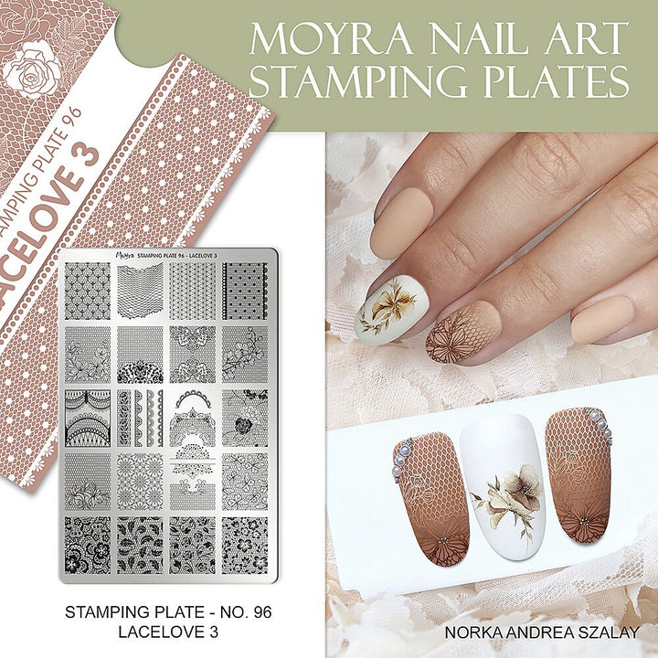 Stamping Plate 96 Love Lace 3