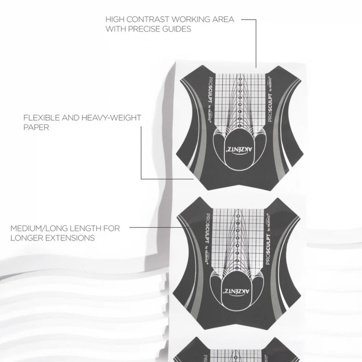 Pro-Sculpt Nail Forms 300pcs (sjablonen)