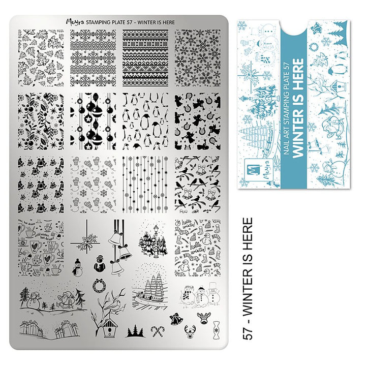 Stamping Plate Winter Is Here