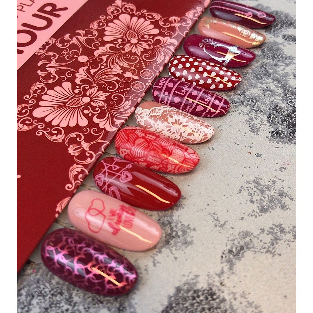 Stamping Plate L'Amour