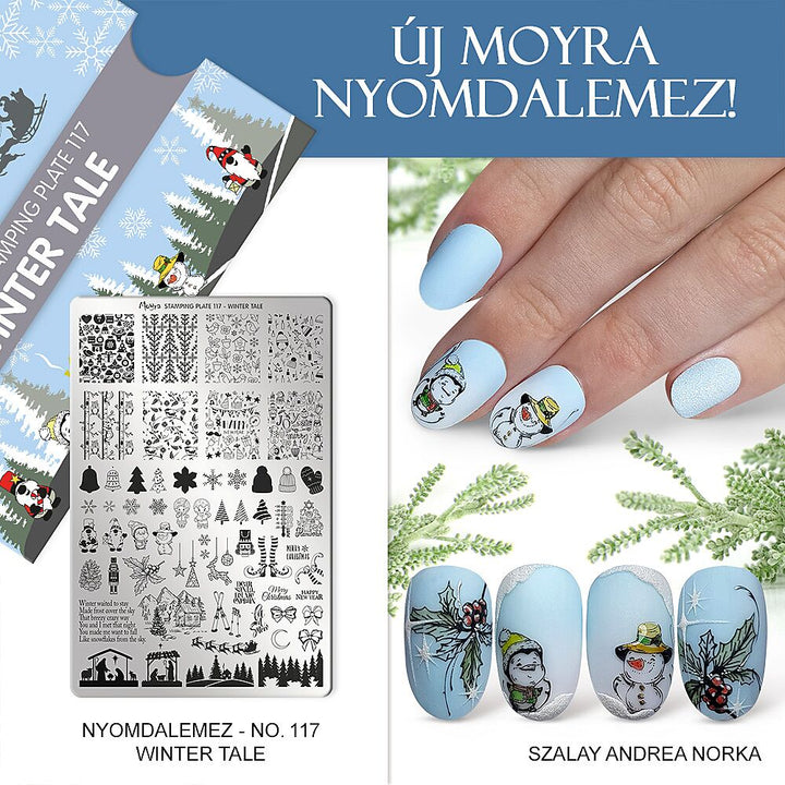 Stamping Plate Winter Tale