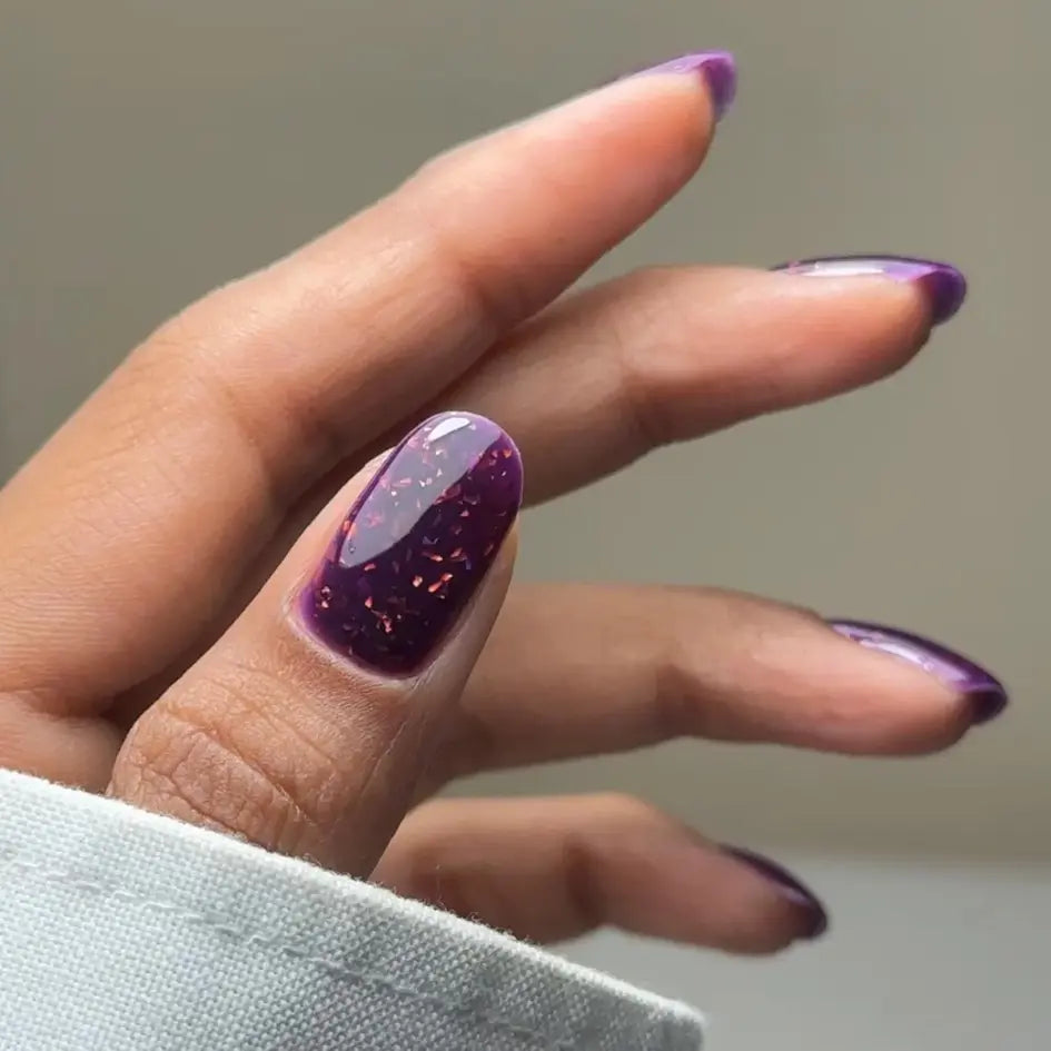 Gel Colour DARK AMETHYST 18ml (Foil Flake Gel)