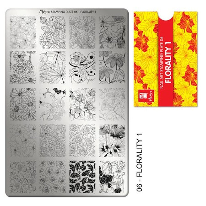 Stamping Plate Florality 1
