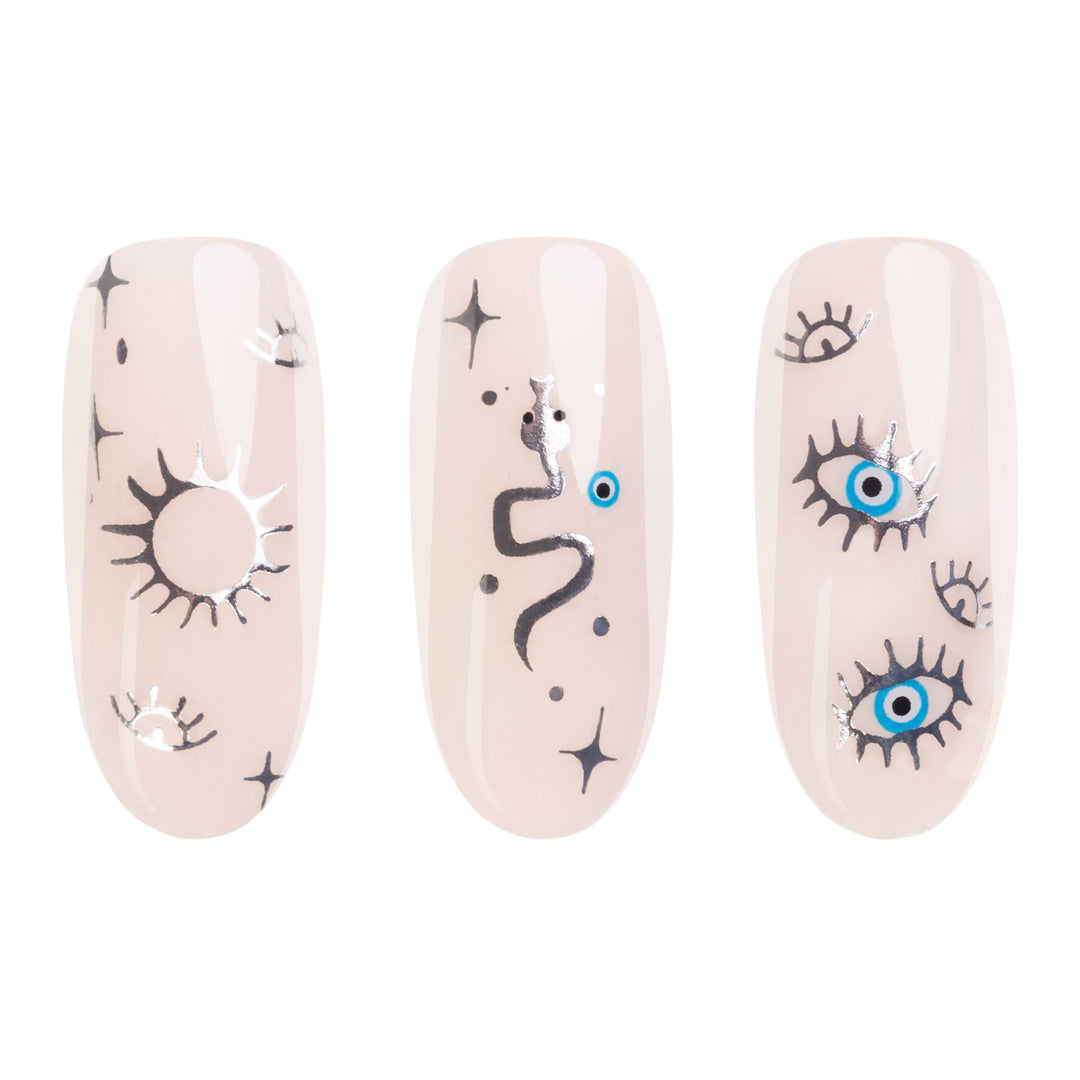 Nailart Stickers - Boho Silver