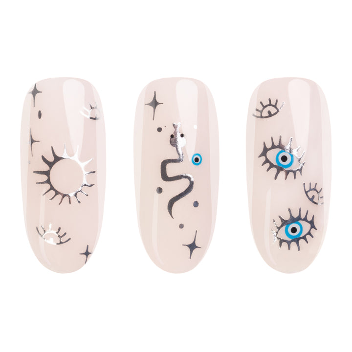 Nailart Stickers - Boho Silver
