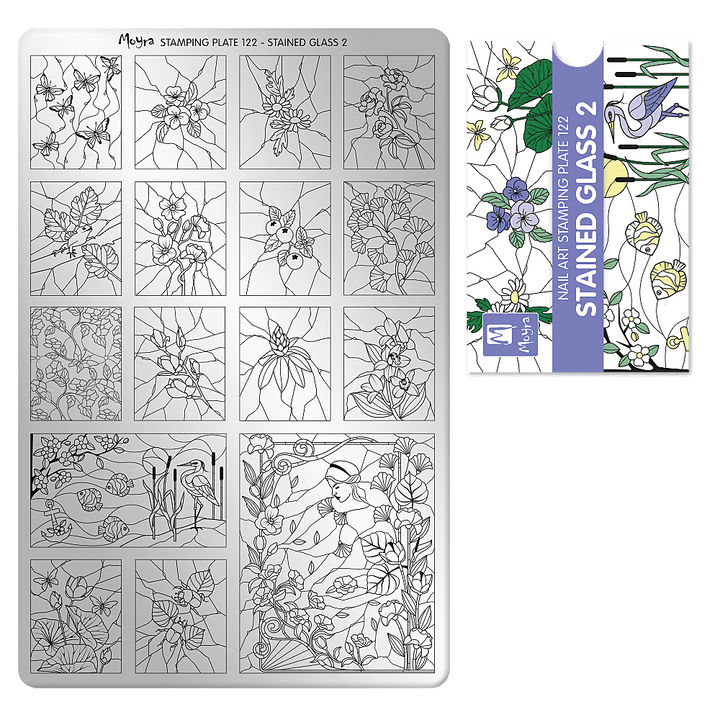 Stamping Plate Stained Glass 2