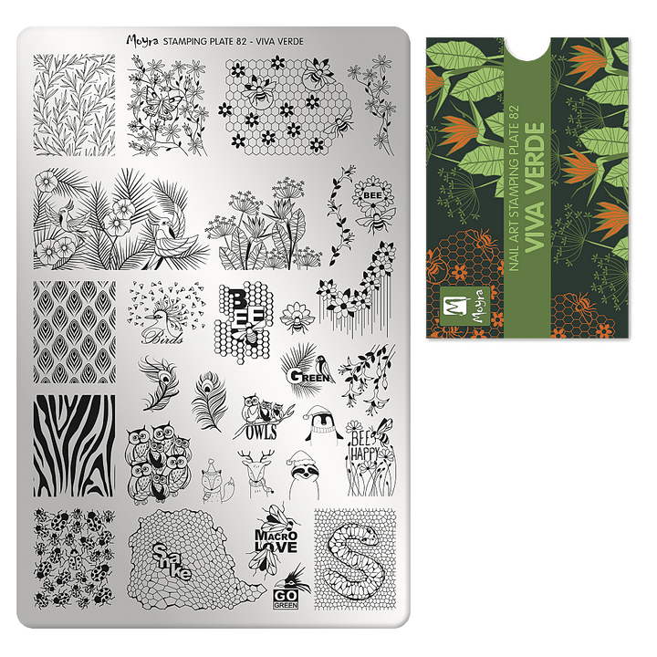 Stamping Plate Viva Verde