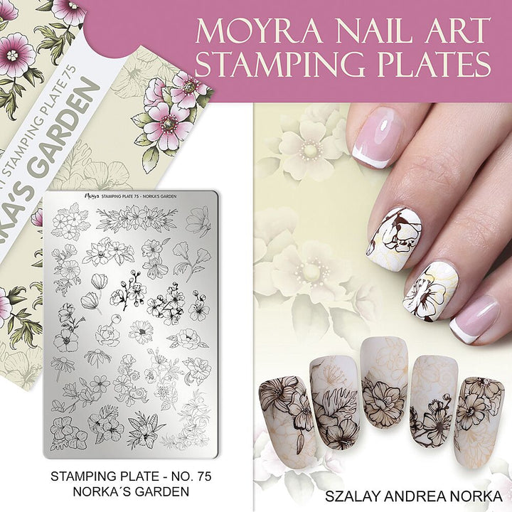 Stamping Plate Norka'S Garden