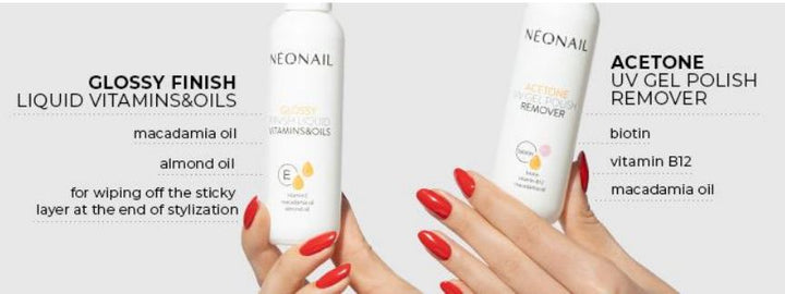 Glossy Nail Cleaner Vitamins & Oils 100ml