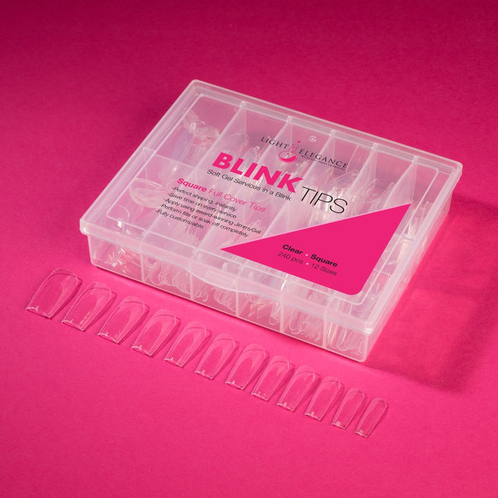BlinkTips Box Square 240 Full Cover Tips