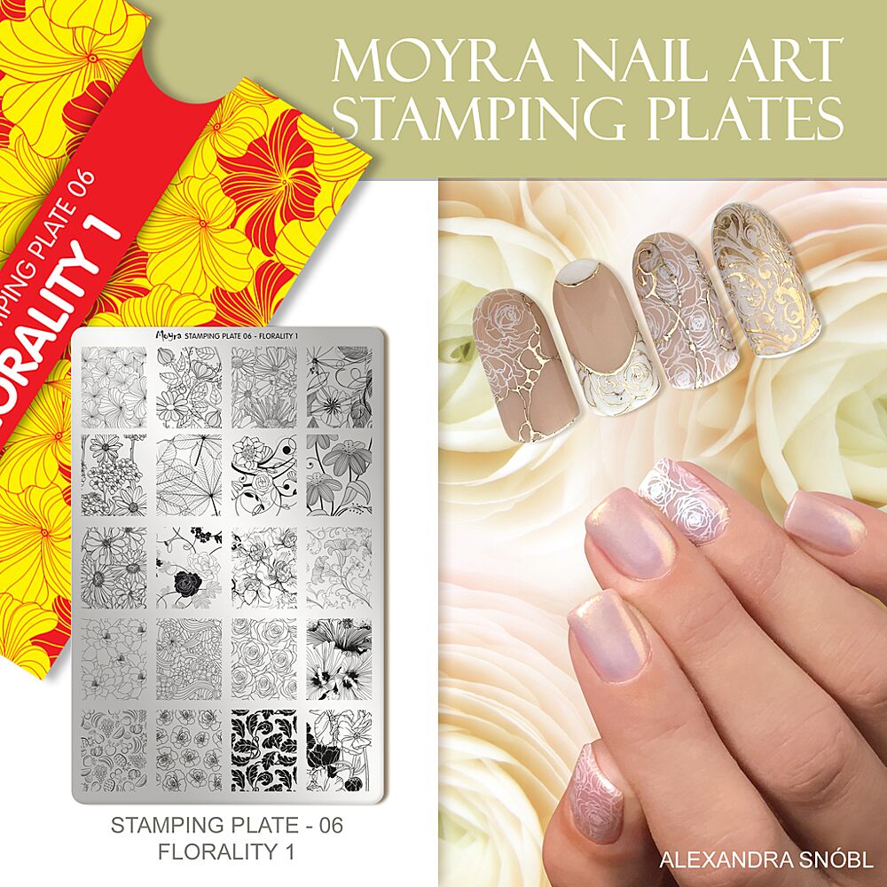 Stamping Plate Florality 1