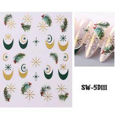 Nail Art Sticker Christmas & Winter ST08