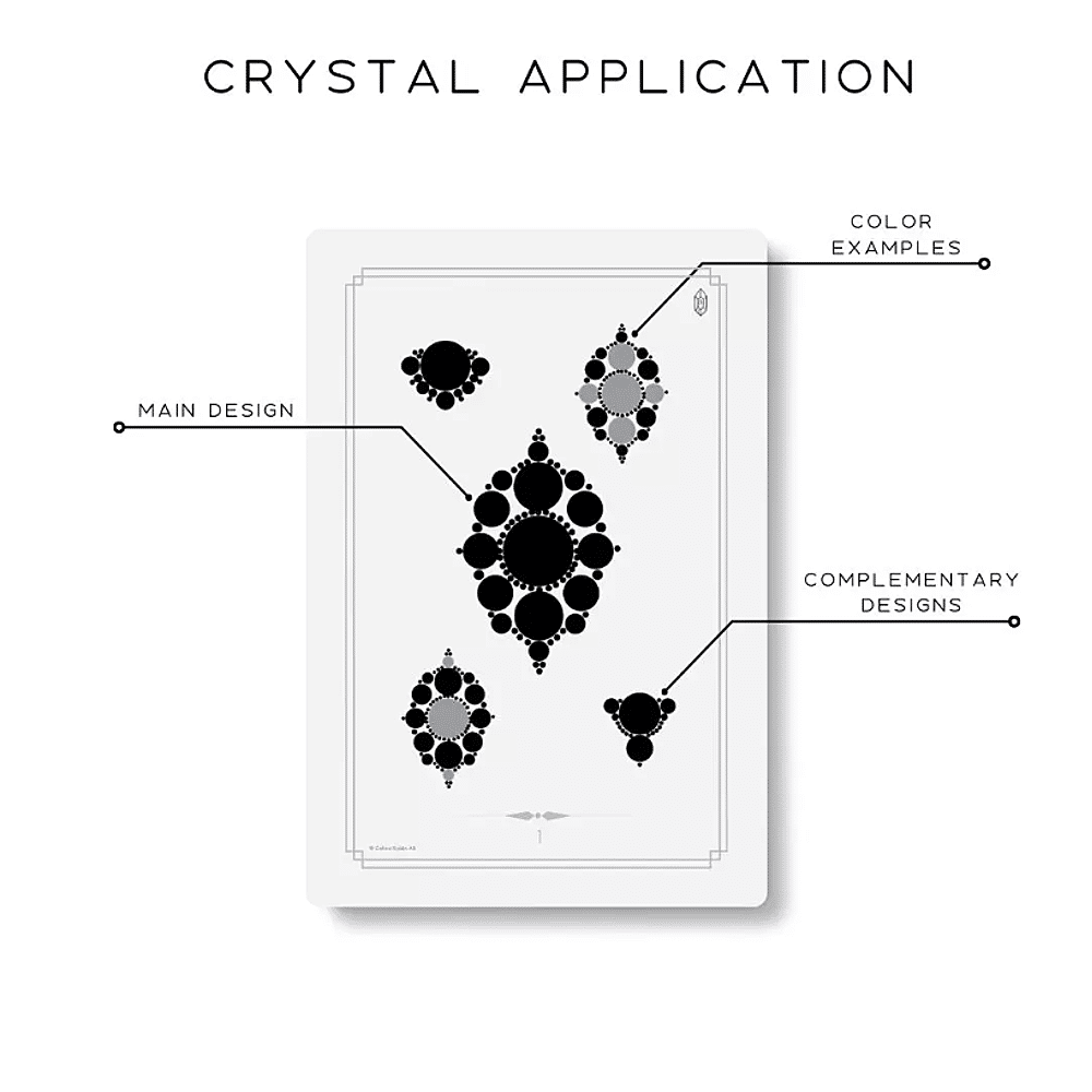 Crystal Application Nail Cards