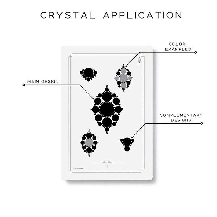 Crystal Application Nail Cards