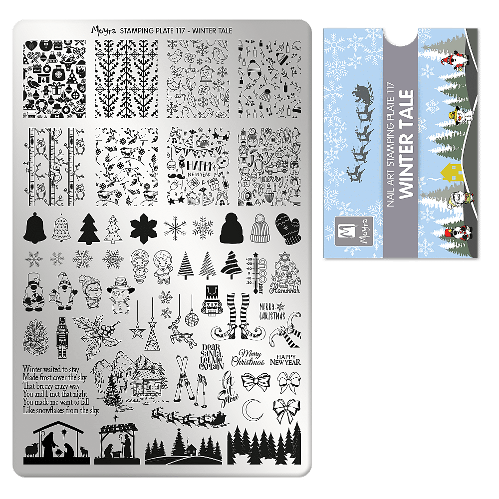 Stamping Plate Winter Tale