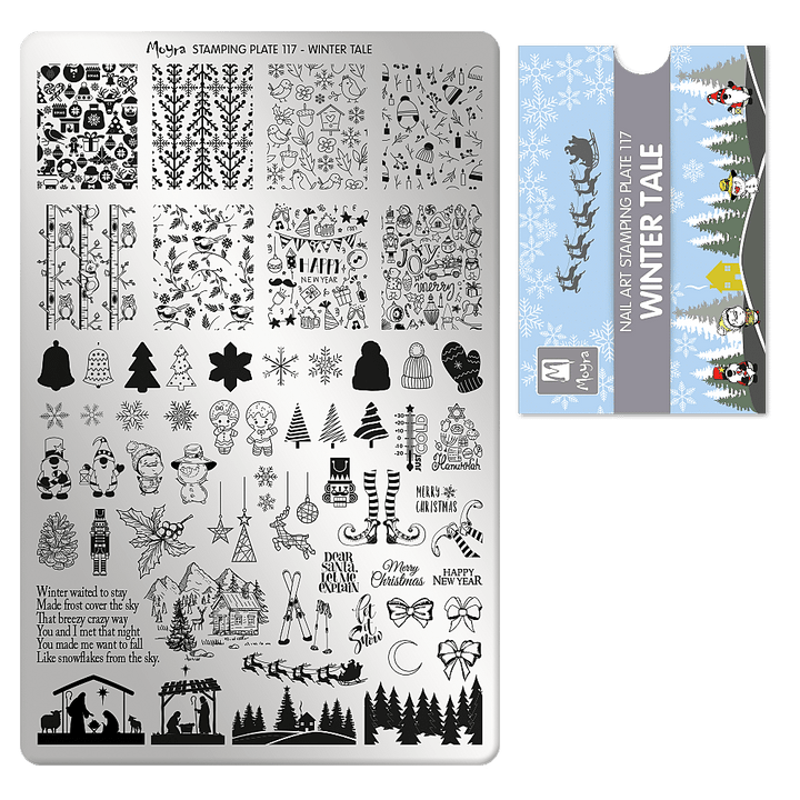 Stamping Plate Winter Tale